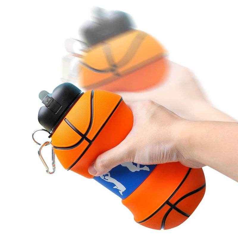 💧Foldable Sports Ball Water Bottle for Boys That’s Fun Practical and Perfect for School or Play - ThiGui