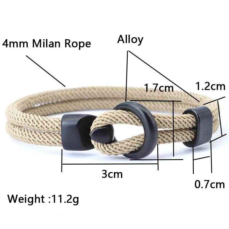 💪 Rugged & Stylish: The Ultimate Rope Bracelet for Adventurous Boys! - ThiGui