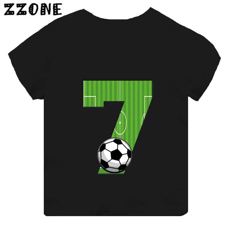 ⚽ Birthday Star on the Pitch! Football Tee for Little Champs - ThiGui