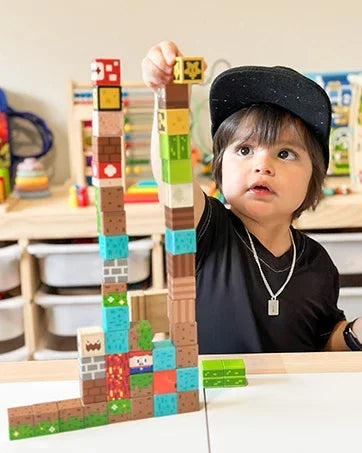 🧲 Build & Imagine! Magnetic Mine World Cube Set for Kids – Craft, Create, and Play 🎮🌍 - ThiGui