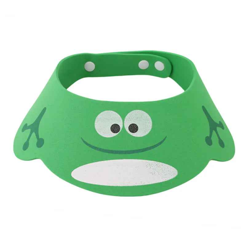 🛁 No More Tears! 👶 Cute Cartoon Baby Shampoo Hat – Adjustable, Comfy & Splash-Free! 🌈 - ThiGui