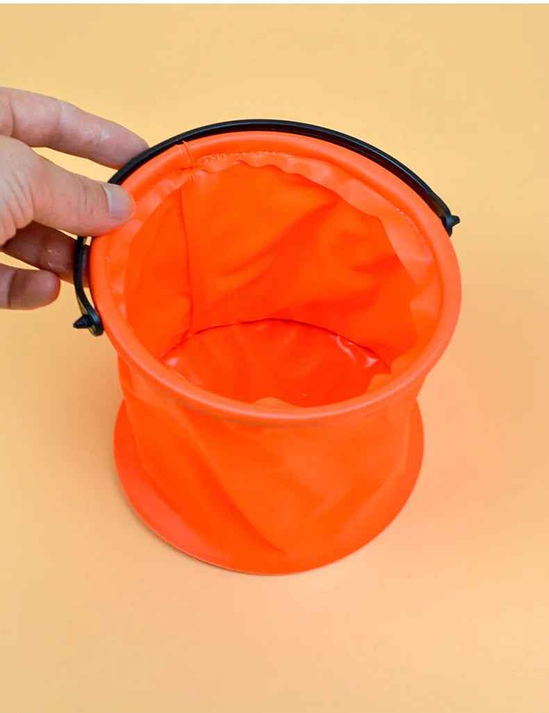 🎣 Handy Folding Bucket for Busy Days – Perfect for Fishing, Car Washes, and More! 🎣 - ThiGui