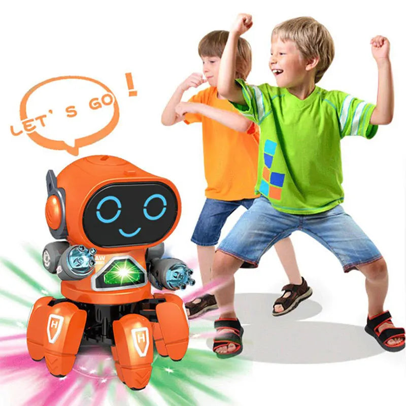 🐙 Lights, Music & Wiggly Fun – Octopus Dance Robot for Little Explorers! 🎶💃 - ThiGui