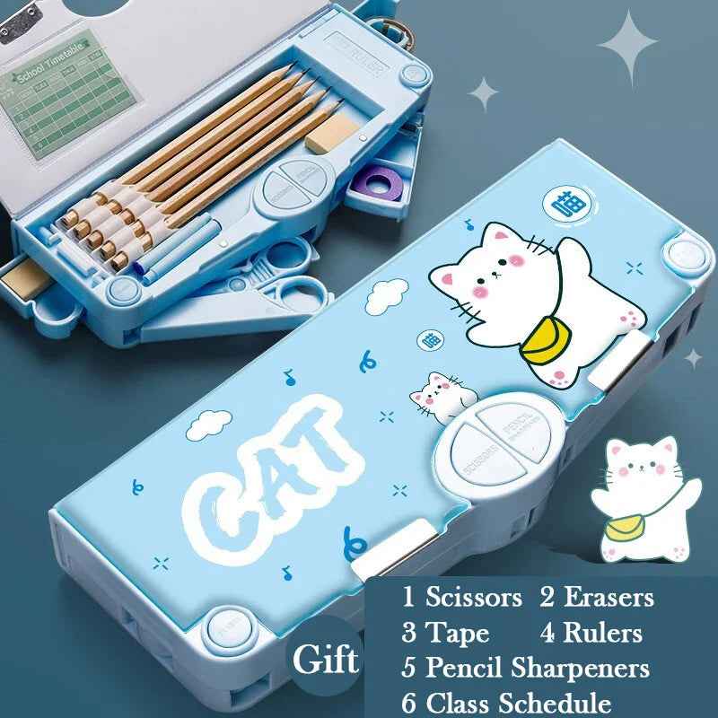 🎀The Cutest Pencil Case That Does It All – Keeps School Stuff Tidy and Smiles Big! - ThiGui