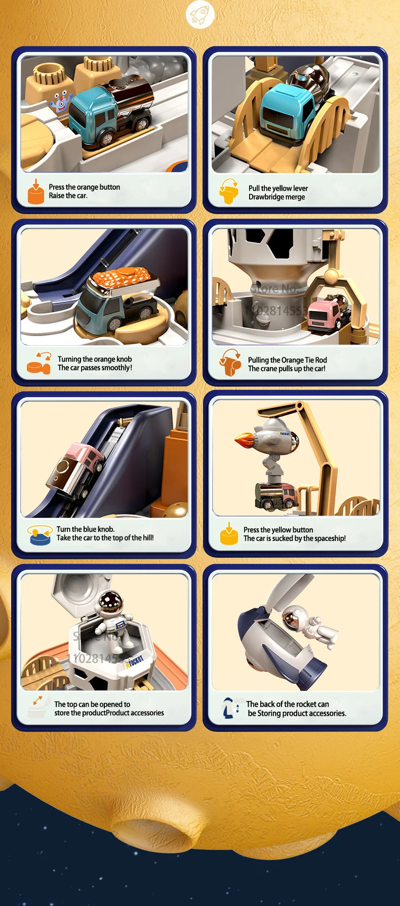 🚀🚗 Adventure Track Playset – Action-Packed Fun for Curious Kids! 🐒🛤️ - ThiGui