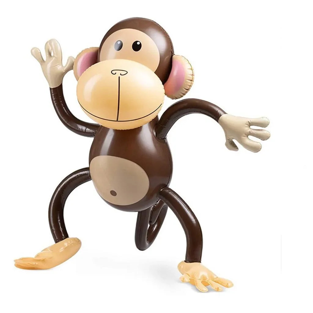 🎈 Inflatable Monkey Balloon 🐒 | Jungle-Fun Party Prop for Lively Birthdays 🍌🎊 - ThiGui