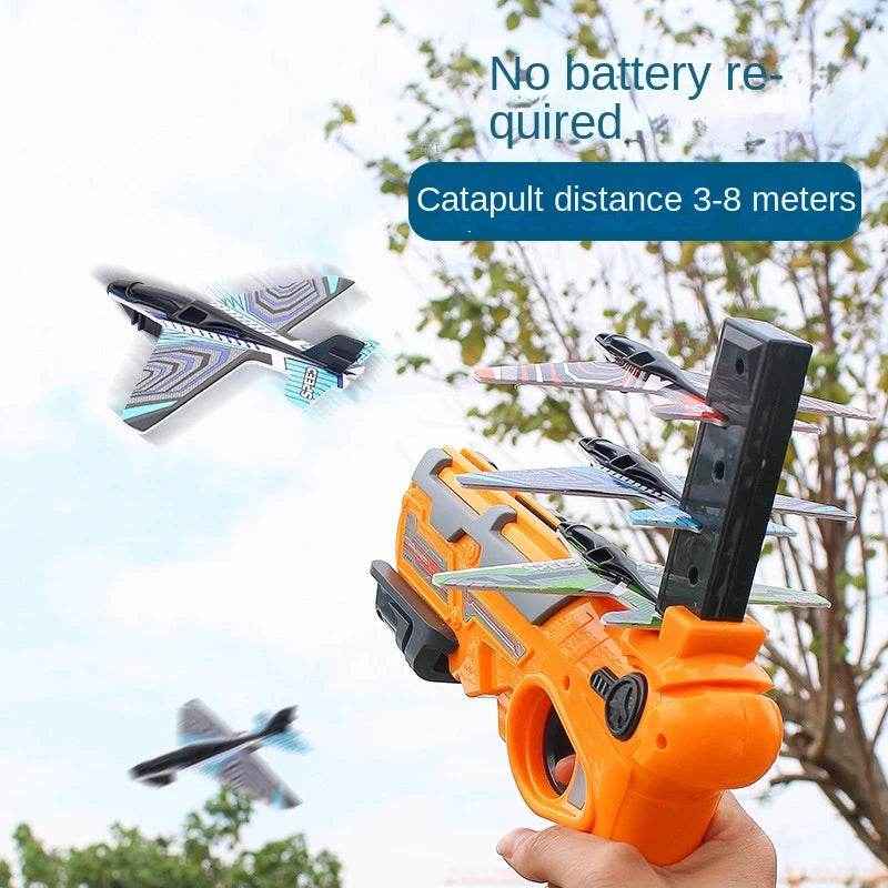 🌞Aircraft Launcher Game for Boys Who Love Outdoor Flying Fun and Friendly Competitions - ThiGui