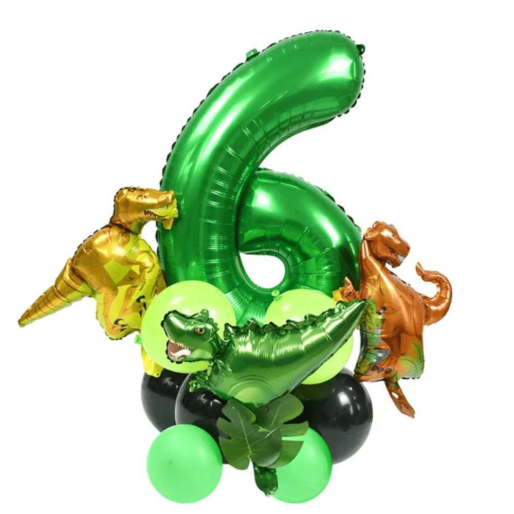 🦕 Jurassic World Dino Party Set 🎈 | Roars, Balloons & T-Rex Table Fun for Kids! 🎂🎉 - ThiGui