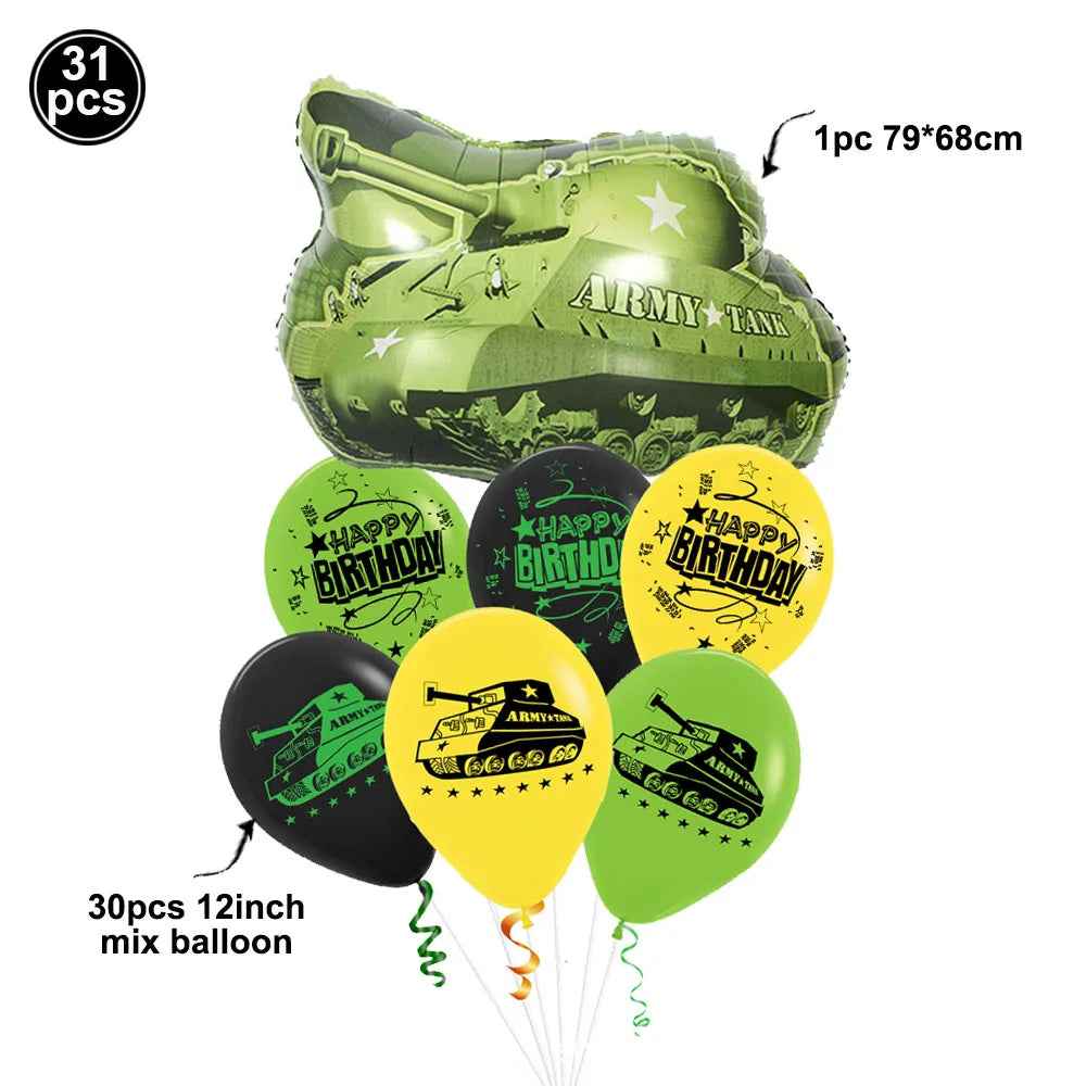 🪖The Ultimate Camouflage Party Set – Turn Your Boy's Birthday Into an Army Adventure! - ThiGui