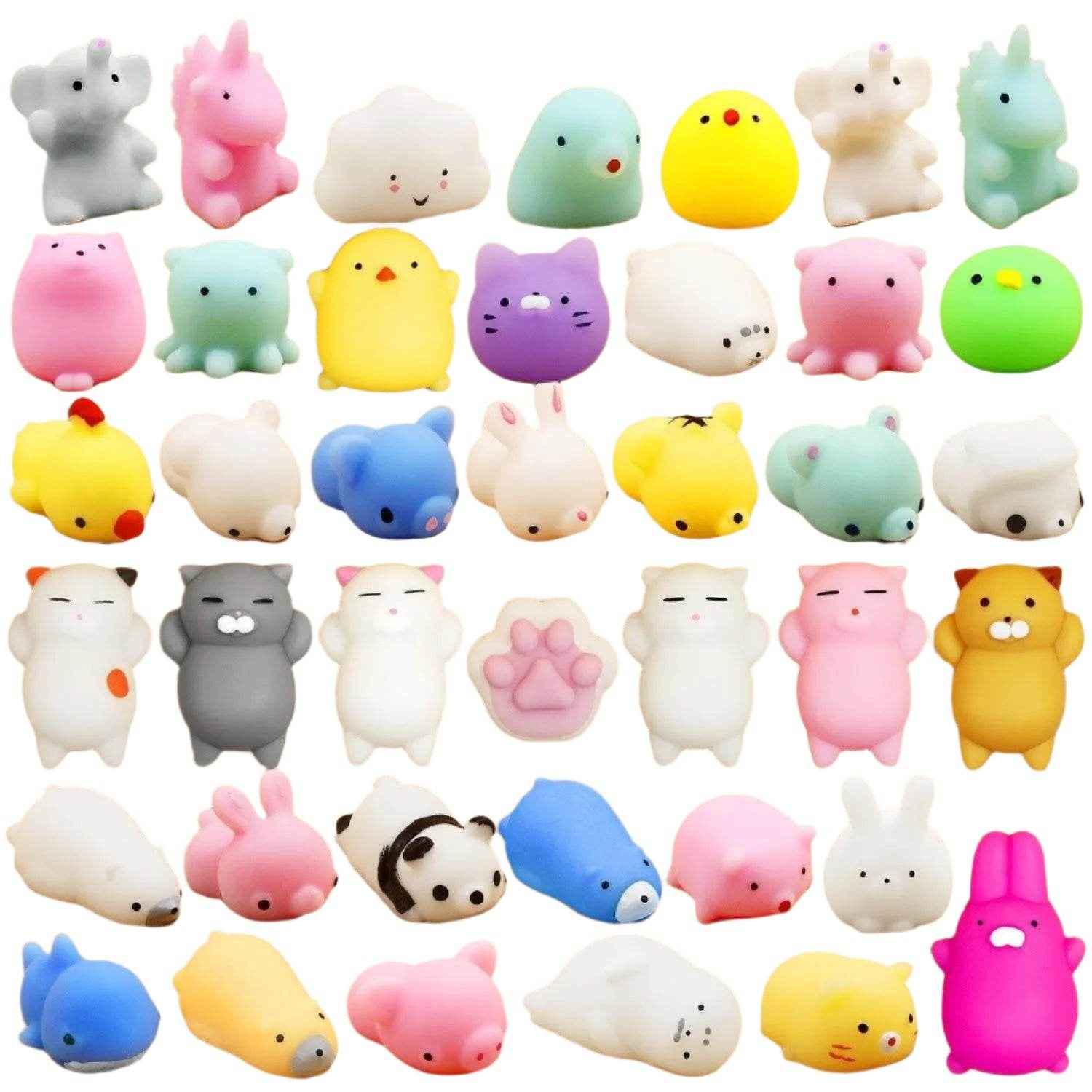 🐻Squishy Animal Friends – 10 Squeeze & Smile Toys for Happy, Calm Little Hands - ThiGui