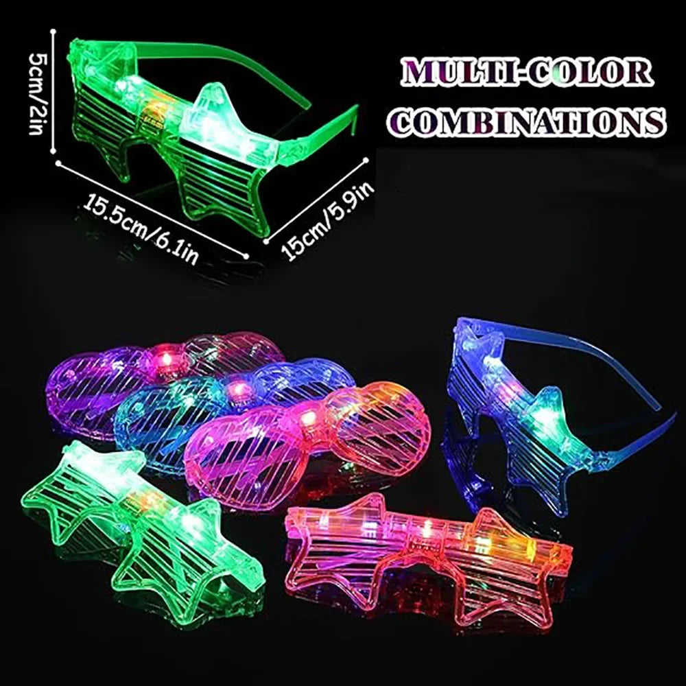 🎉 Glow Party Glasses – Light-Up Fun for Birthdays, Sleepovers & Celebrations! 😎✨ - ThiGui