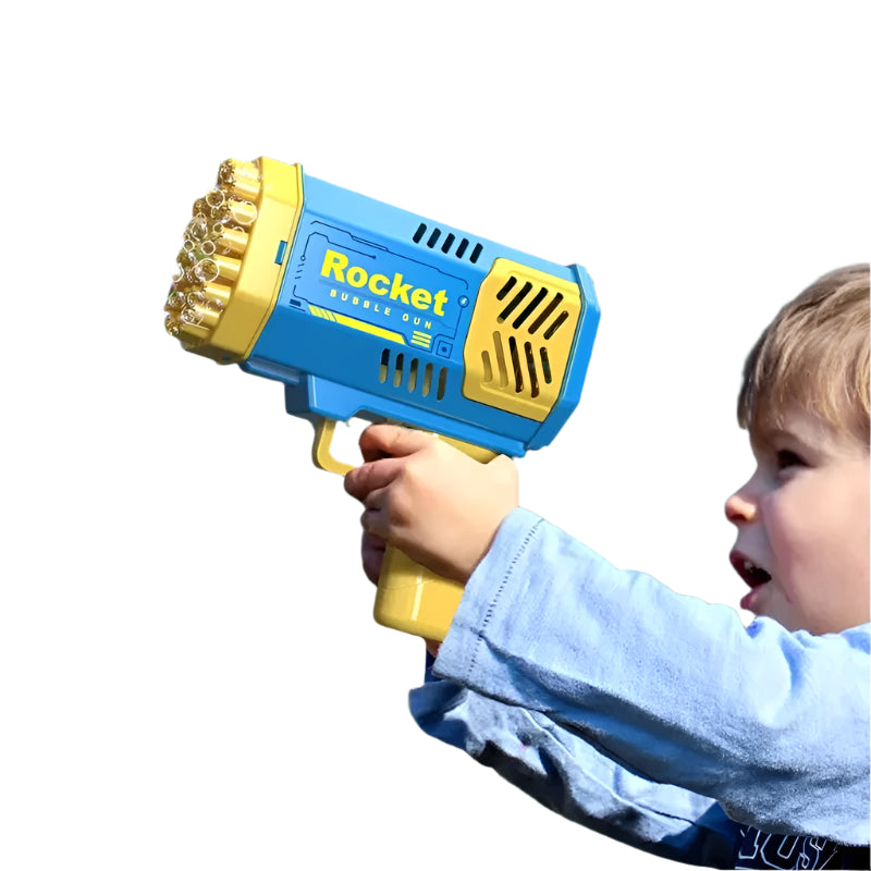 🔫 40-Hole Light-Up Bubble Gun – A Bubble Blast of Fun for Outdoor Play! 🫧 - ThiGui