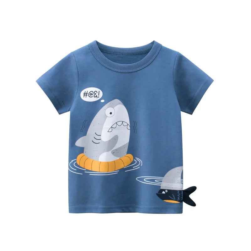 👕Cool & Comfy Cartoon T-Shirts for Boys – Perfect for Summer Fun! - ThiGui