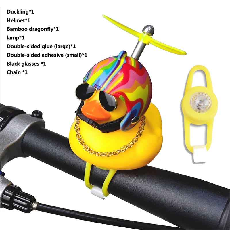 🚴Quack & Glow! The Little Yellow Duck That Lights Up Every Ride - ThiGui