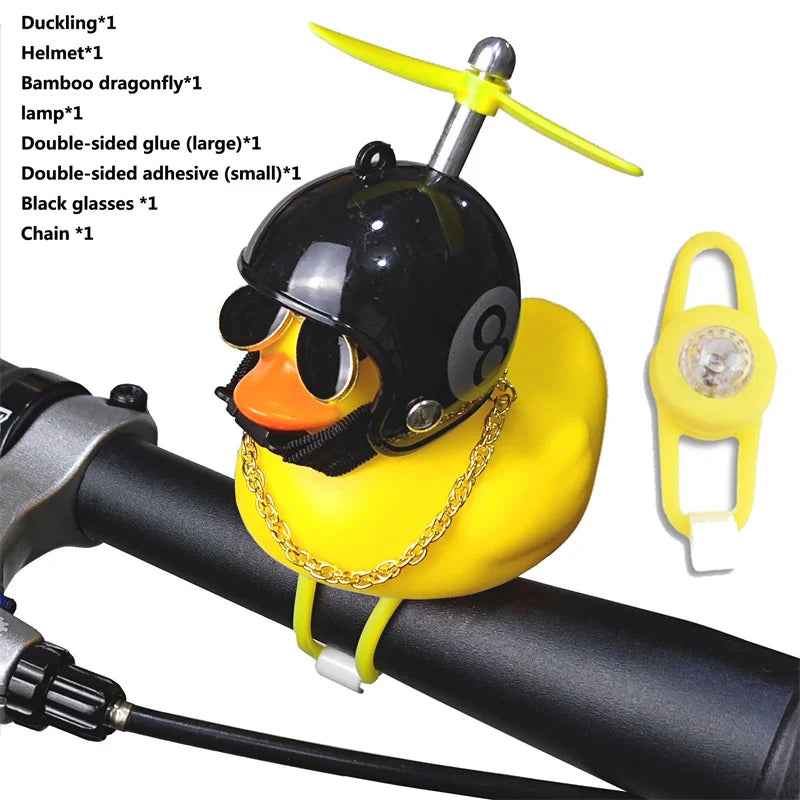 🚴Quack & Glow! The Little Yellow Duck That Lights Up Every Ride - ThiGui