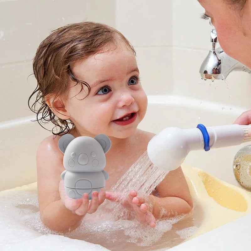 🐳 Soft Silicone Animal Bath Toys – Splash-Safe Fun with Cuddly Creatures! 💦🛁 - ThiGui