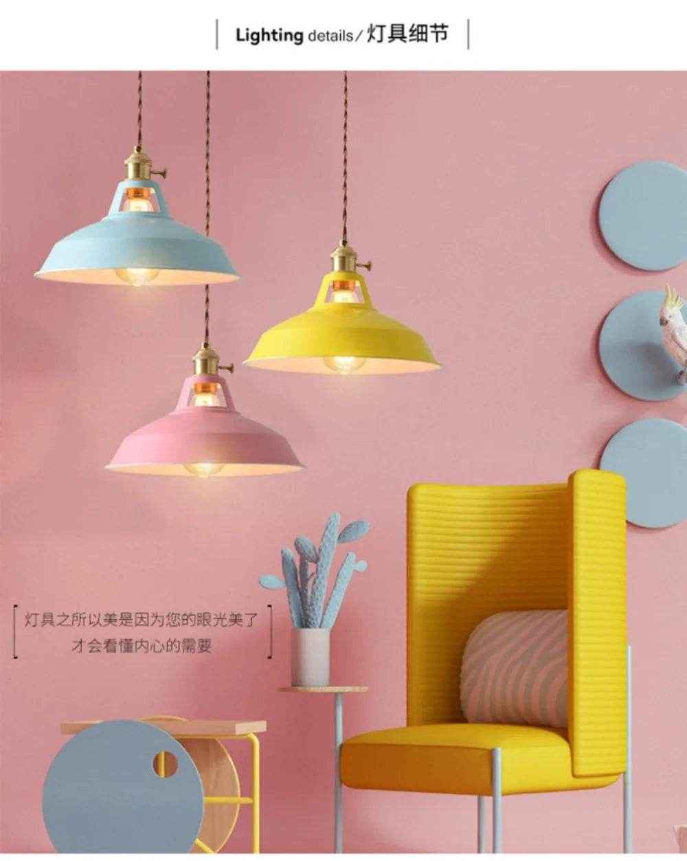 💡Vintage Pop Pendant Lamps – Brighten Up Their World with Colour! - ThiGui