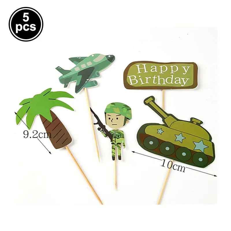 🪖The Ultimate Camouflage Party Set – Turn Your Boy's Birthday Into an Army Adventure! - ThiGui