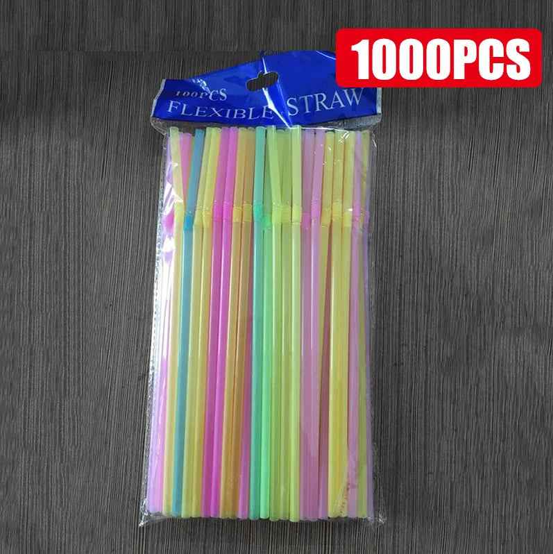 🎉Bright and Fun Multicolor Straws – Perfect for Parties, Playdates, and Everyday Sips! - ThiGui