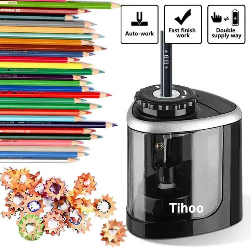🖍️ Electric Pencil Sharpener That Makes Life Easier for Boys and Their Mums! - ThiGui