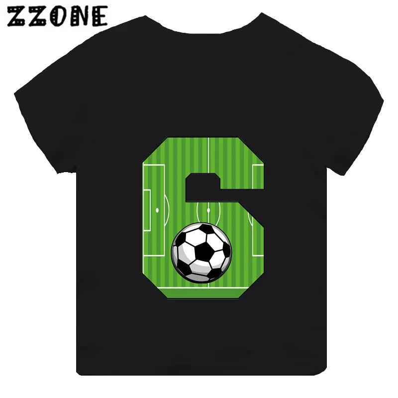 ⚽ Birthday Star on the Pitch! Football Tee for Little Champs - ThiGui