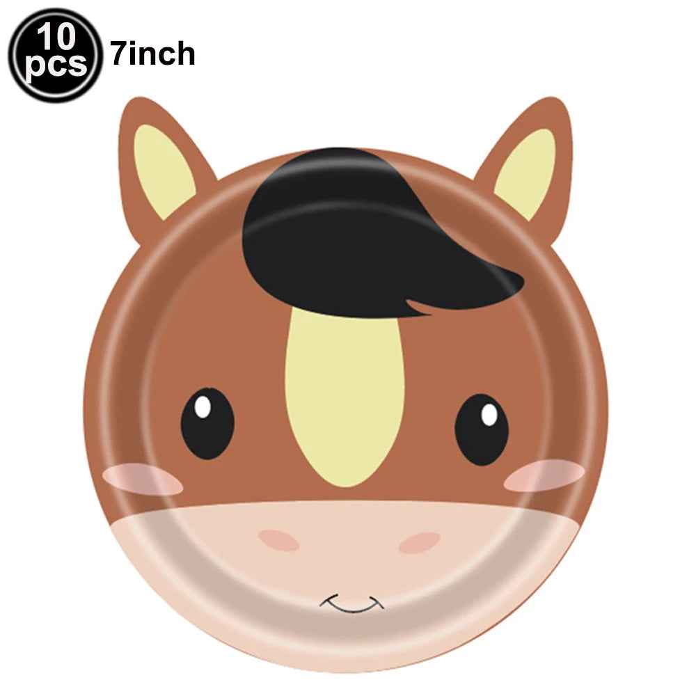 🐷Oink, Moo, Baa – Adorable Farm Animals Tablecloth for a Barnyard Bash! 🐮🐑 - ThiGui