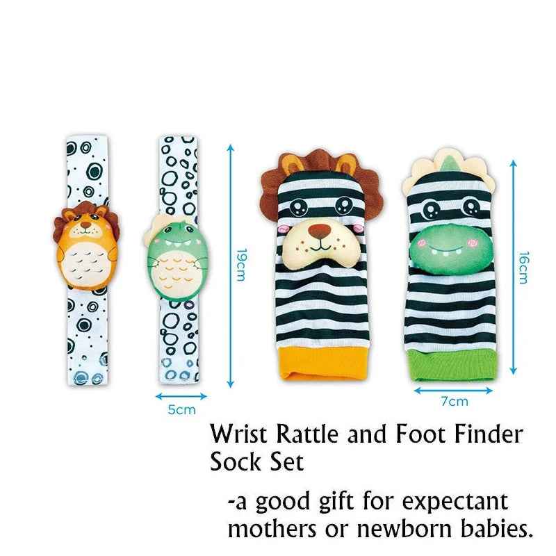 🐾 Sensory Fun for Tiny Toes & Wrists – Baby Rattle Socks & Bands! 🎶🧦 - ThiGui