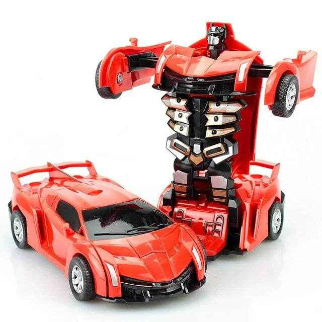 🎁2-in-1 Transforming Car Robot Toy for Boys Who Love Action and Adventure - ThiGui