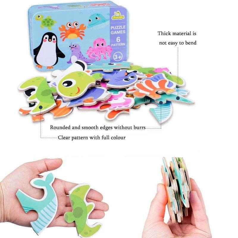 🧩Montessori Animal Puzzle Box – Brain Boosting Fun for Little Hands! - ThiGui