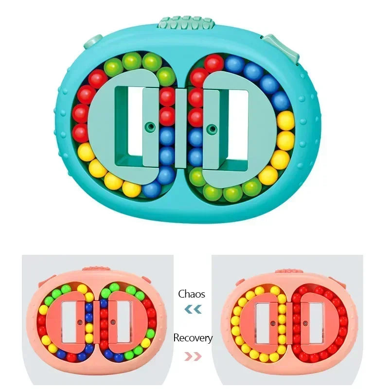 🌟 Magic Beans Puzzle Cube 🧩 | Rotating Fidget Toy for Smart, Focused Fun! 🌀👦 - ThiGui