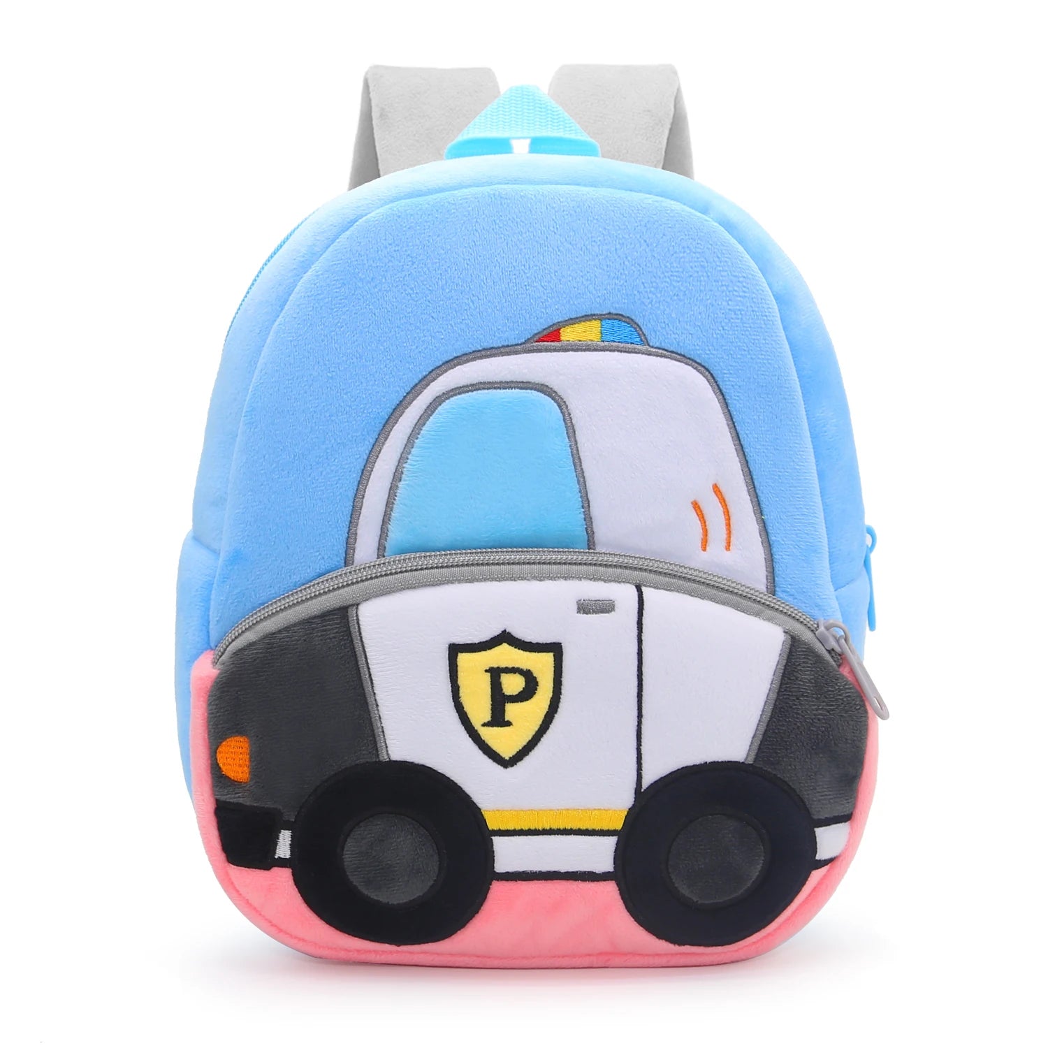 🚧👷‍♂️ Excavator Plush Backpack – Soft & Fun Schoolbag for Tiny Construction Fans! 🎒💛 - ThiGui