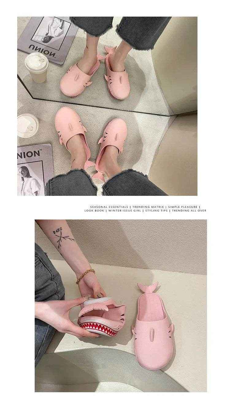 🦈Cheeky Shark Slippers for Boys – Snappy Style, Soft Comfort! - ThiGui