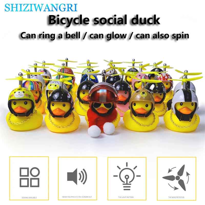 🚴Quack & Glow! The Little Yellow Duck That Lights Up Every Ride - ThiGui