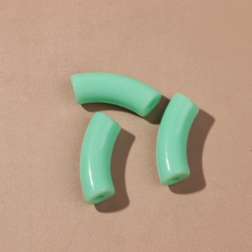 🌈 Lot de 20 Perles Tubes Arc-en-ciel – Idéal pour Créer des Bijoux Colorés et Fun ! 💫🧵 - ThiGui