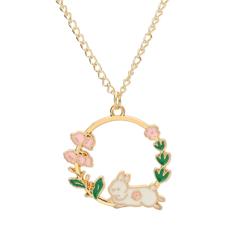 🌸 Merci Maîtresse Necklace – A Whimsical End-of-Year Hug from Your Little One! 🐰✨ - ThiGui