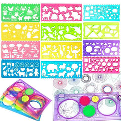 🎨Shape It, Trace It, Love It – Animal Art Ruler Set for Creative Little Hands! - ThiGui