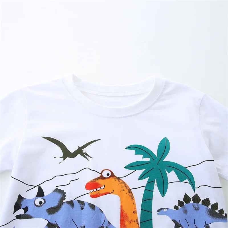 🦕🌞 Dino Explorer Summer Set – For Wild Little Adventurers! 👦🎽 - ThiGui