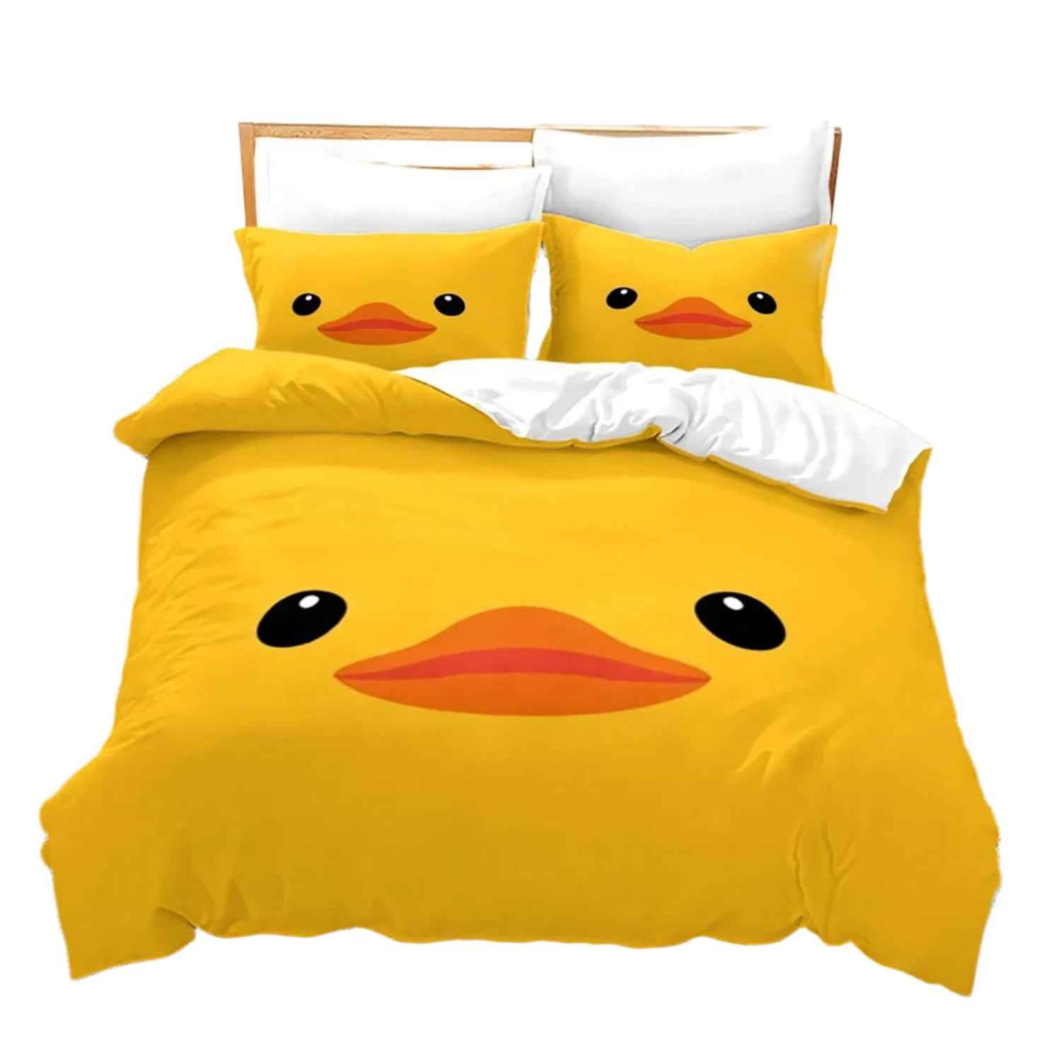 💛Adorable Yellow Duck Bedding Set for Kids & Grown-Ups! - ThiGui