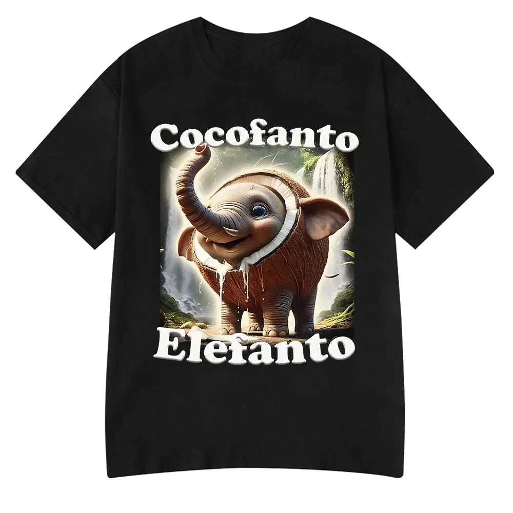 Italian Brainrot Meme Tee 😂🔥 Tralalero Tralala Cotton Y2K T-Shirt - ThiGui