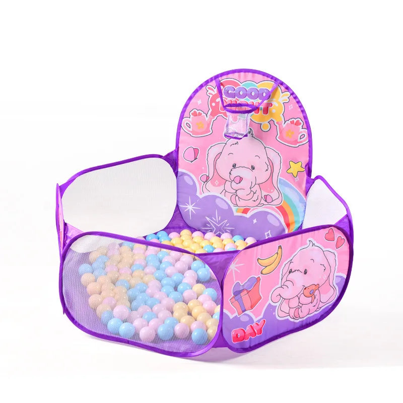 🏀 1.2M Ball Pit with Hoop – Indoor & Outdoor Fun Zone for Active Little Ones! 🎉🌈 - ThiGui