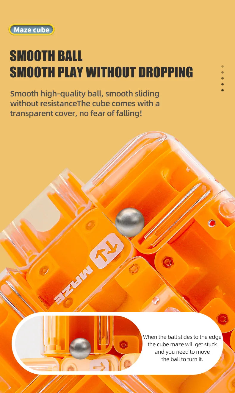 🌀🧩 3D Maze Magic Cube – Twist, Turn & Conquer the Labyrinth! 🎯💡 - ThiGui