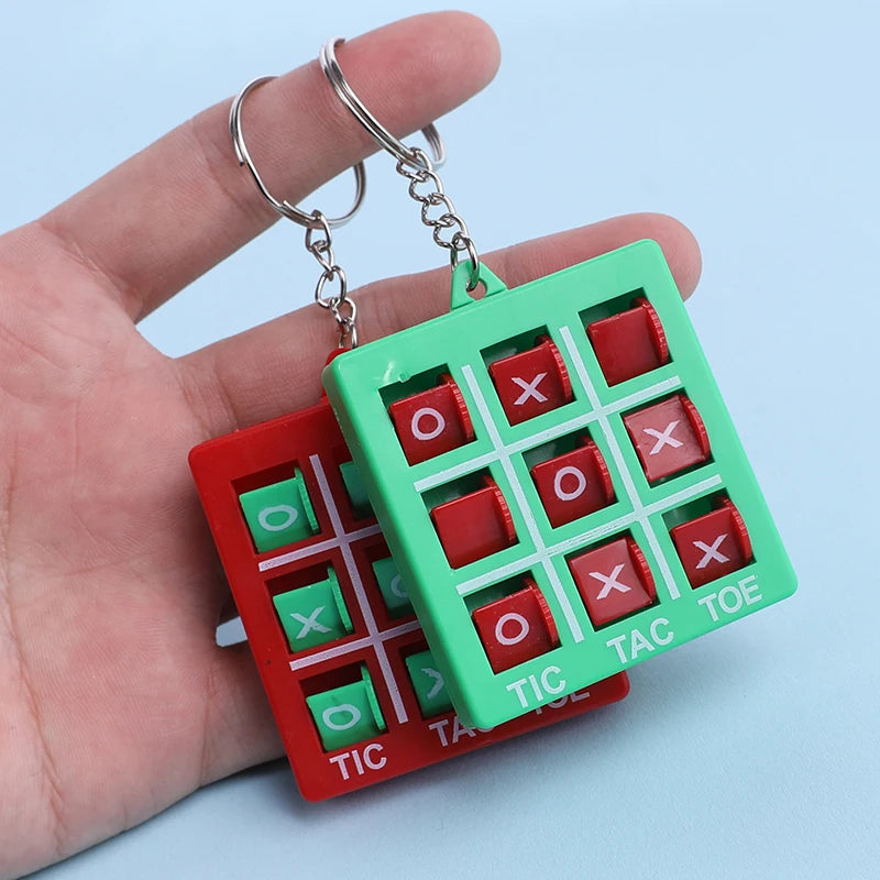🎒🎯 Mini Tic Tac Toe Game Keychains – Pocket-Sized Fun for Smart Little Minds! 🧠✨ - ThiGui