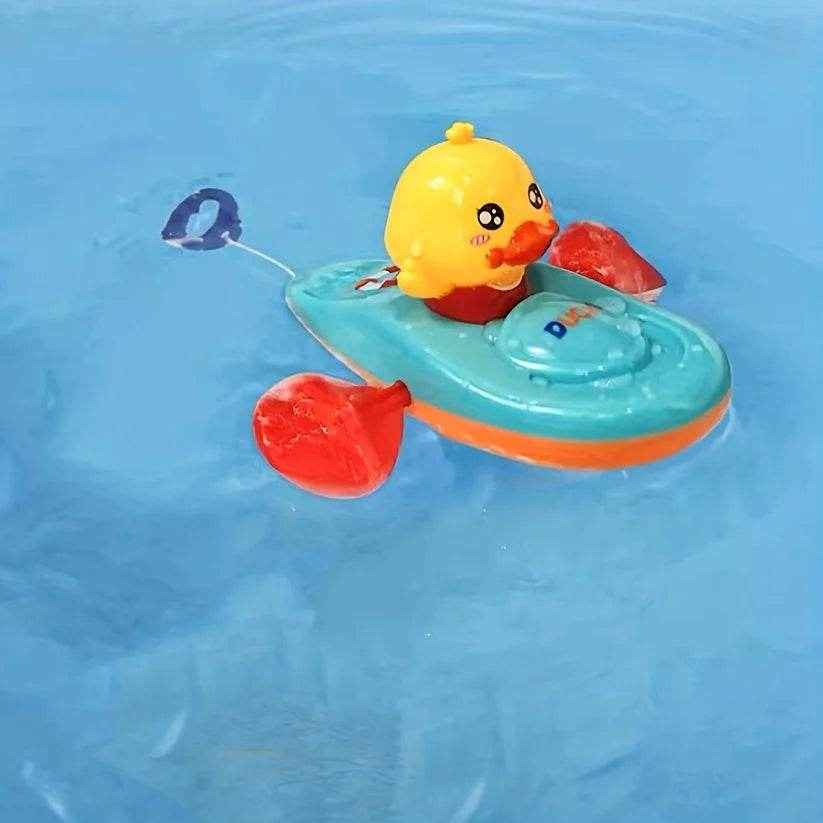 🐥 Little Yellow Duck Kayak Toy – A Splash of Fun for Every Bath & Pool Day! - ThiGui
