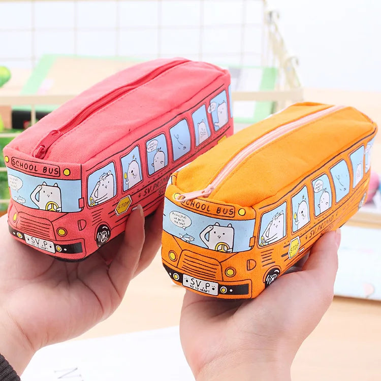 🚌 Creative School Bus Pencil Case – Big Fun for Little Explorers! ✏️🎒 - ThiGui