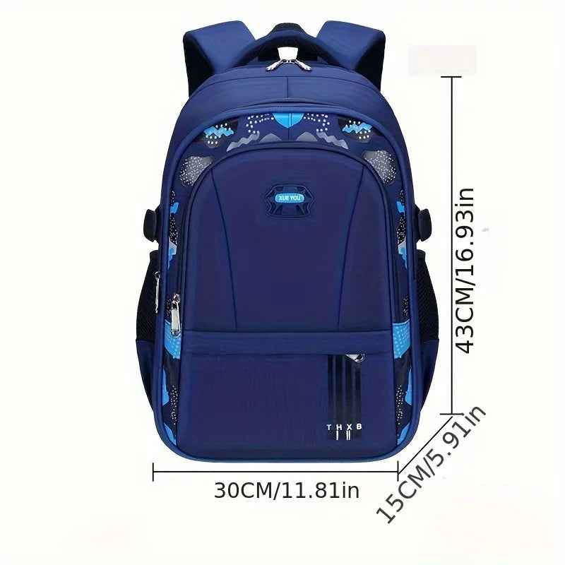 🎒 Perfect School Backpack for Boys Aged 6–12 – Comfy, Spacious & Super Cool! 🏫✨ - ThiGui