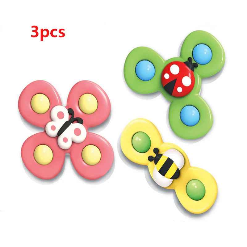 🌀 Stick, Spin & Smile – Suction Spinner Toy for Busy Little Hands! 🌈👶 - ThiGui
