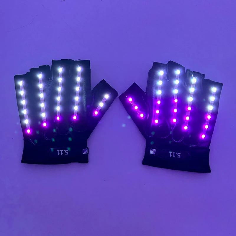 🧤 LED Glow Glasses + Gloves ✨ | Dance, Dazzle & Shine at Every Party! 🕺💡 - ThiGui