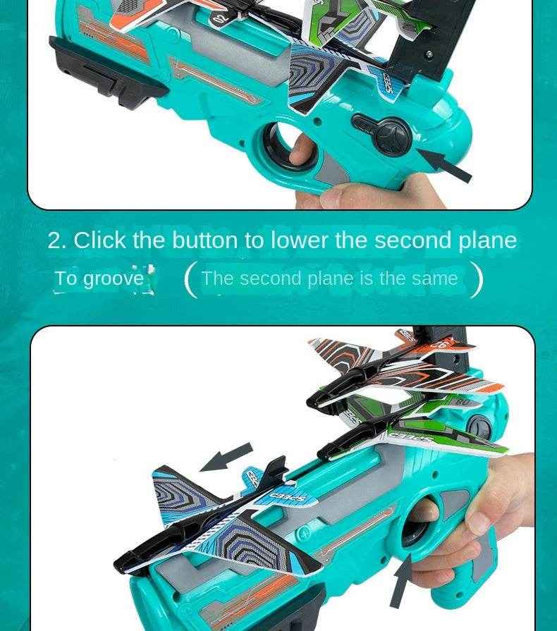 🌞Aircraft Launcher Game for Boys Who Love Outdoor Flying Fun and Friendly Competitions - ThiGui