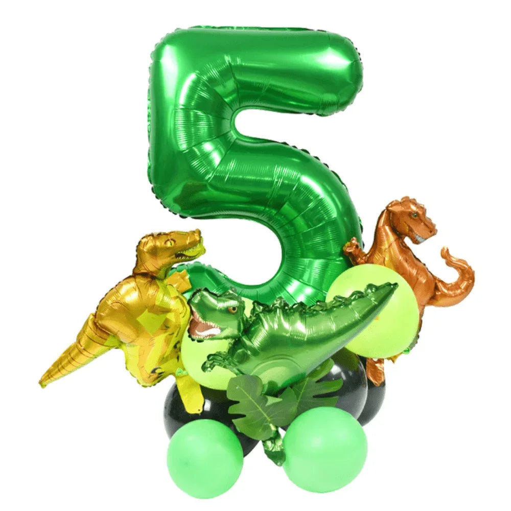 🦕 Jurassic World Dino Party Set 🎈 | Roars, Balloons & T-Rex Table Fun for Kids! 🎂🎉 - ThiGui