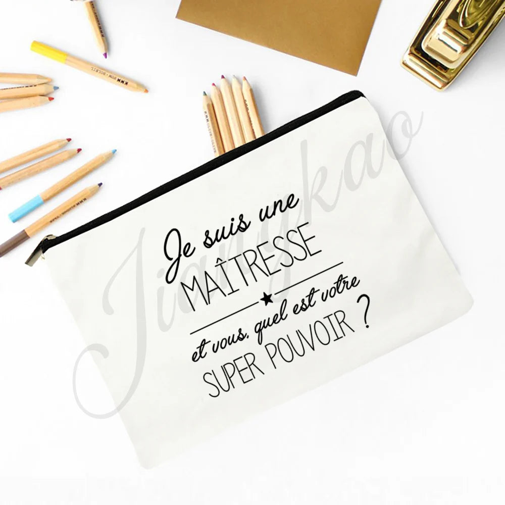 👜 Merci Maîtresse Pouch – The Sweetest Everyday Gift for Teachers & School Staff! 🎨 - ThiGui